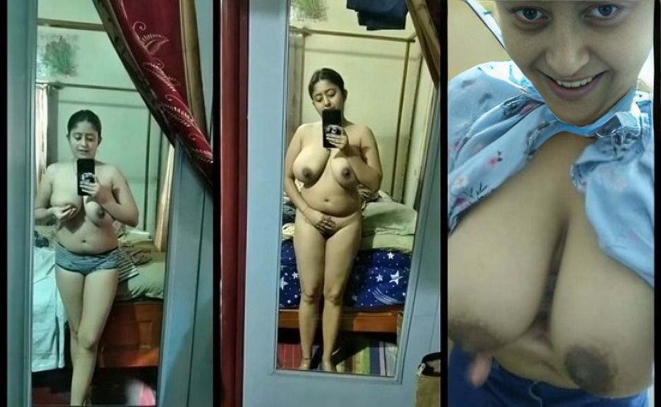 Indian Sexy Girl Record Her Nude Selfie For Lover