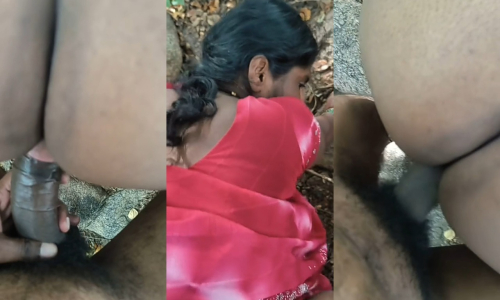 Village Aunty Enjoys Hot Outdoor Romance with Her Lover