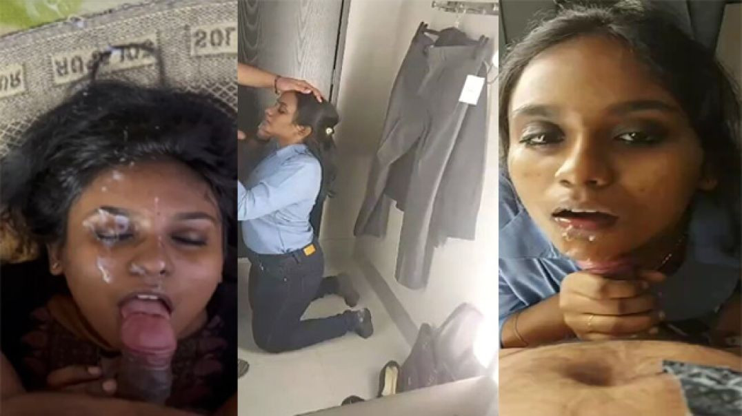 ⁣Mallu Office Sexy Girl Sloppy Blowjob And Facial