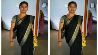 Tamil School Teacher Stroking Husband’s Huge Cock