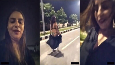 Indian Couple Stripping Naked on Highway – Risky Viral Video